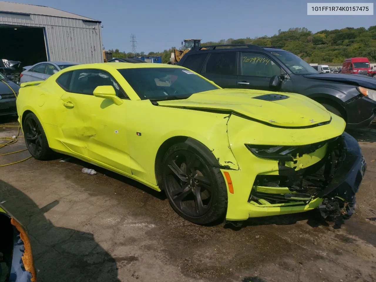 2019 Chevrolet Camaro Ss VIN: 1G1FF1R74K0157475 Lot: 70970324