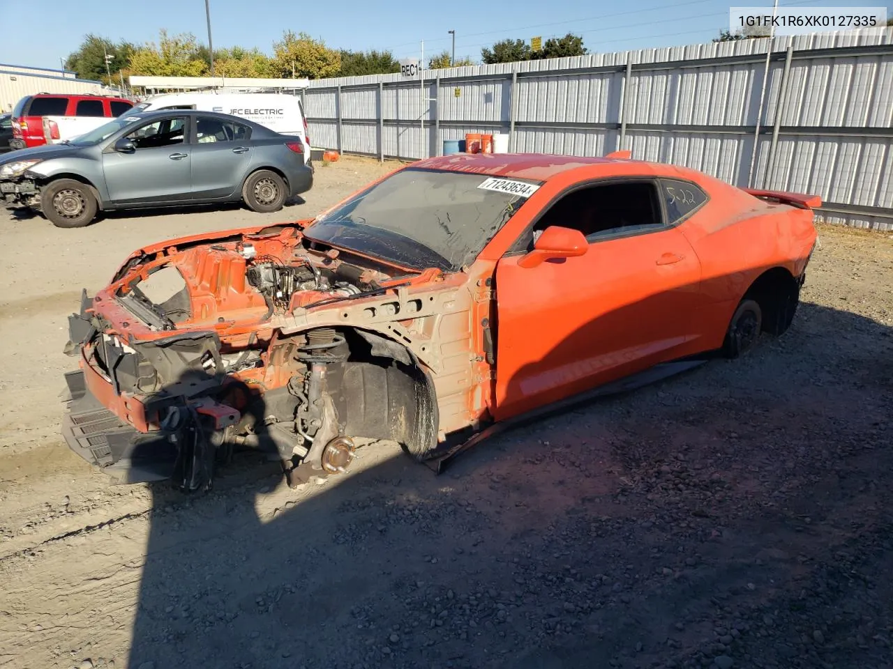 1G1FK1R6XK0127335 2019 Chevrolet Camaro Zl1