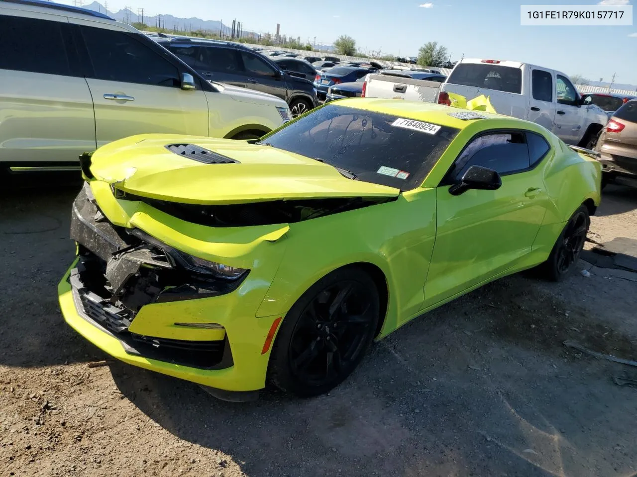 2019 Chevrolet Camaro Ss VIN: 1G1FE1R79K0157717 Lot: 71848924