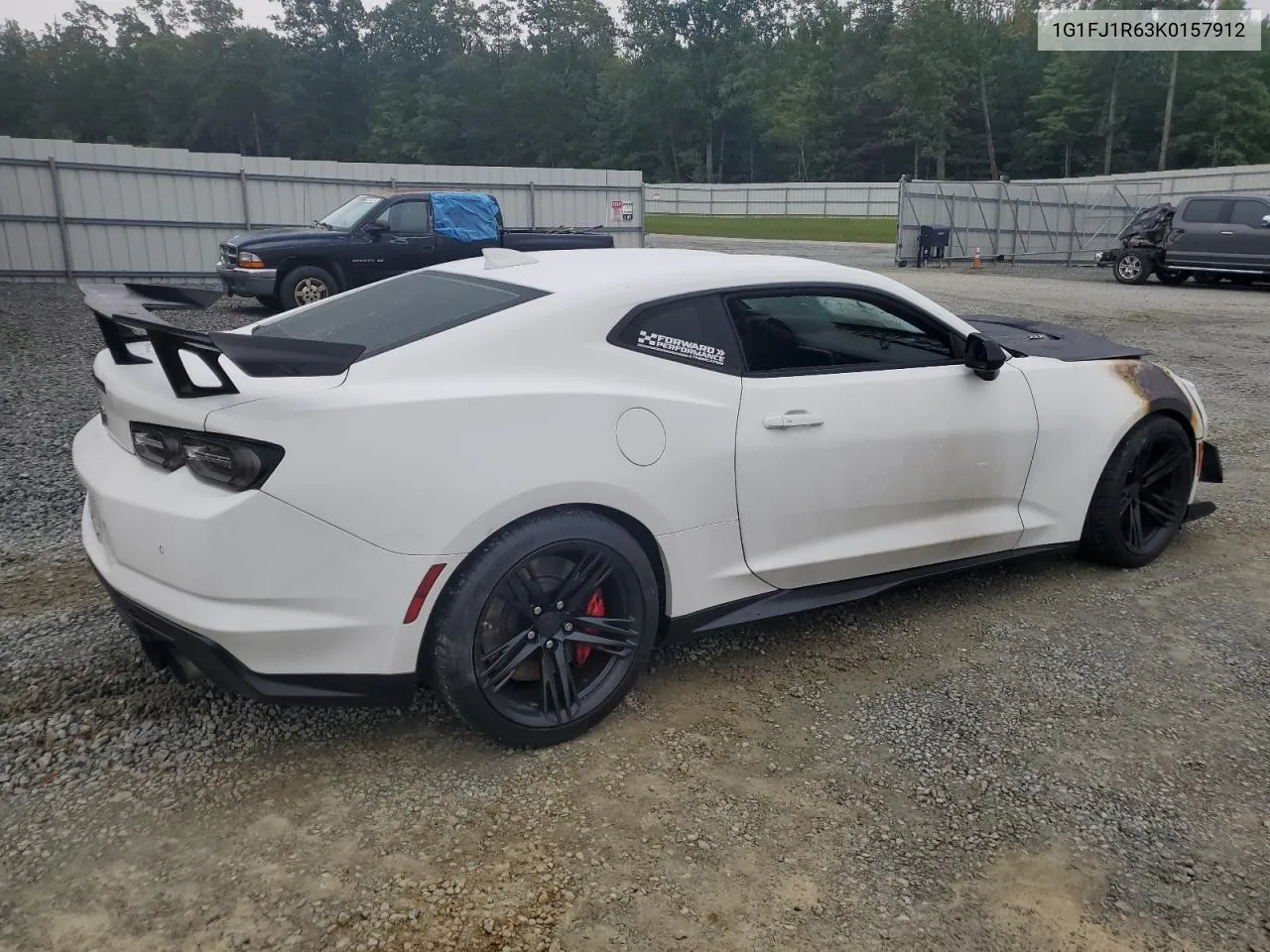 2019 Chevrolet Camaro Zl1 VIN: 1G1FJ1R63K0157912 Lot: 72204714