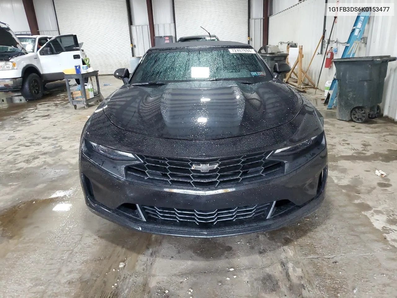 2019 Chevrolet Camaro Ls VIN: 1G1FB3DS6K0153477 Lot: 72407694