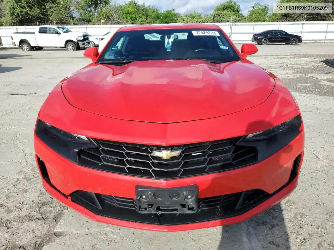 2019 Chevrolet Camaro Ls VIN: 1G1FB1RS9K0105209 Lot: 72469704