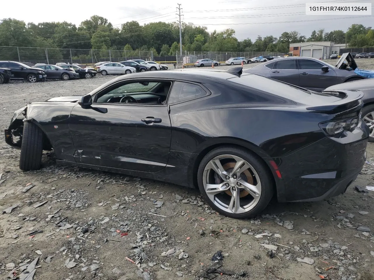 2019 Chevrolet Camaro Ss VIN: 1G1FH1R74K0112644 Lot: 72582344