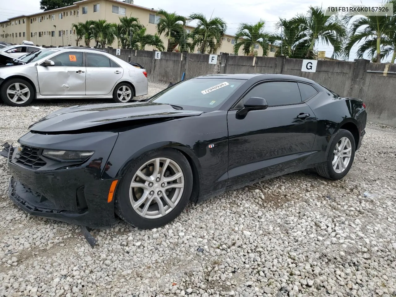 2019 Chevrolet Camaro Ls VIN: 1G1FB1RX6K0157926 Lot: 72940934