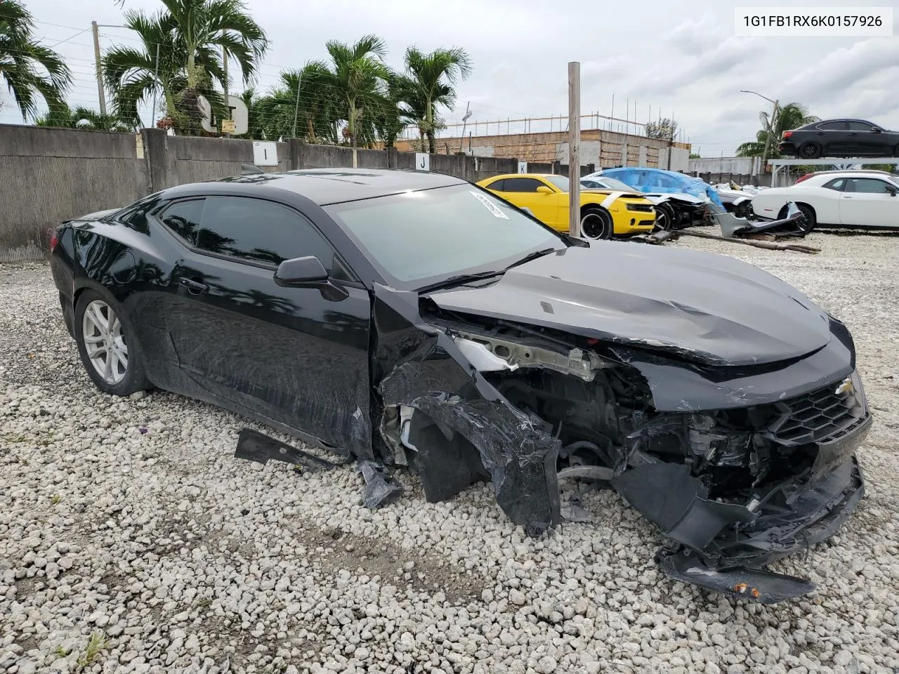 2019 Chevrolet Camaro Ls VIN: 1G1FB1RX6K0157926 Lot: 72940934