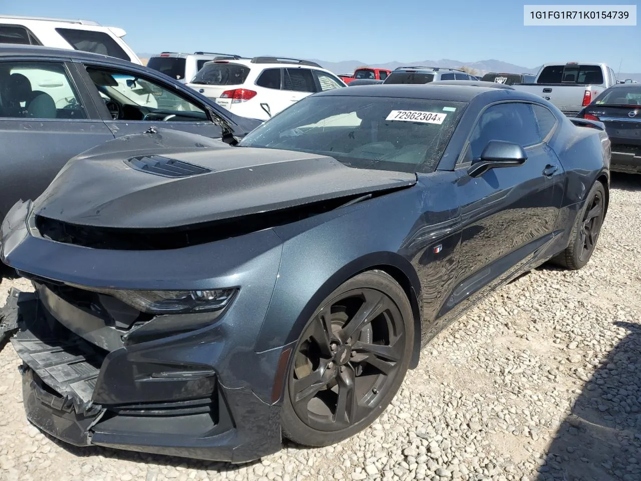 2019 Chevrolet Camaro Ss VIN: 1G1FG1R71K0154739 Lot: 72962304