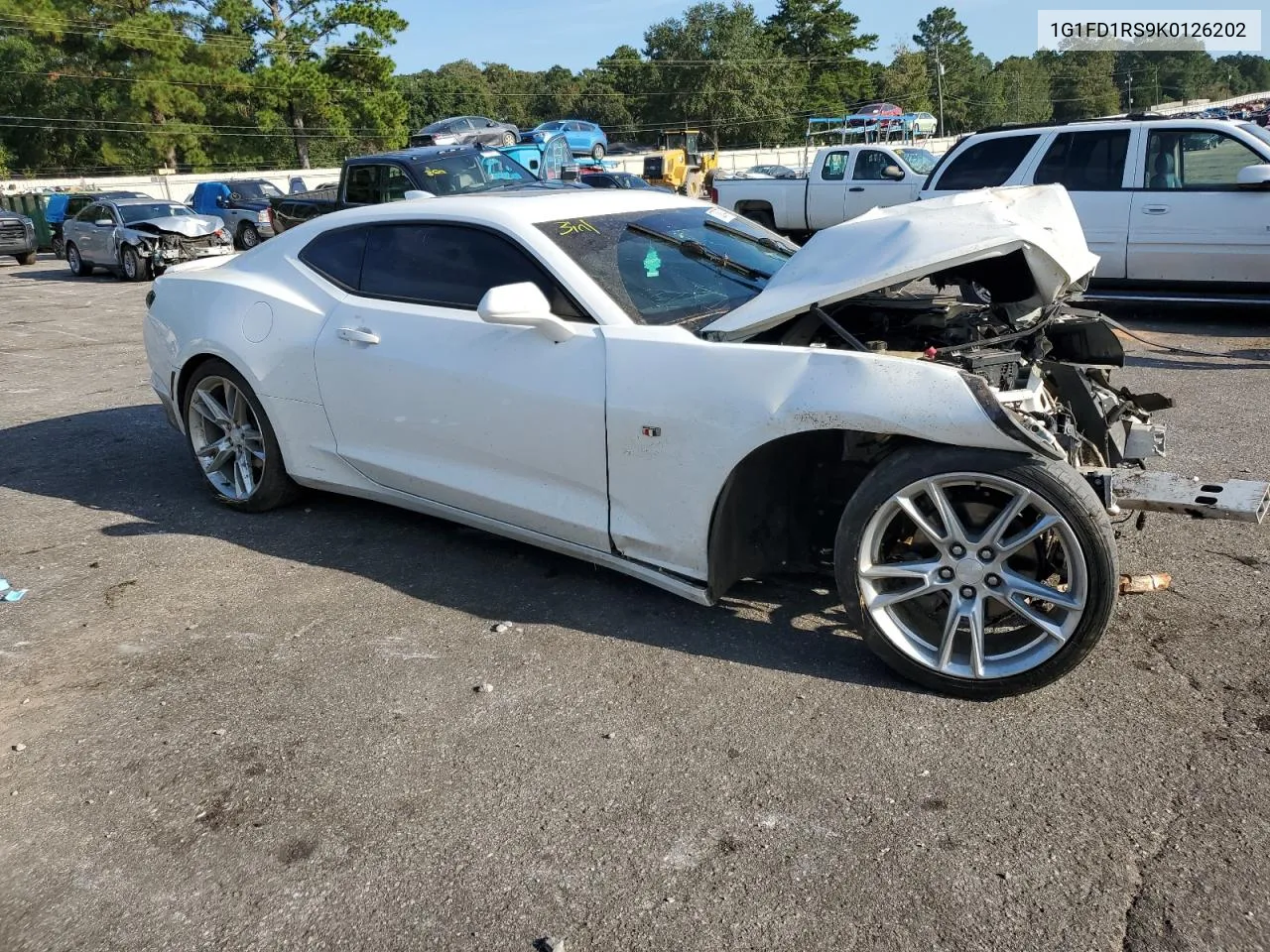 2019 Chevrolet Camaro Lt VIN: 1G1FD1RS9K0126202 Lot: 73007474