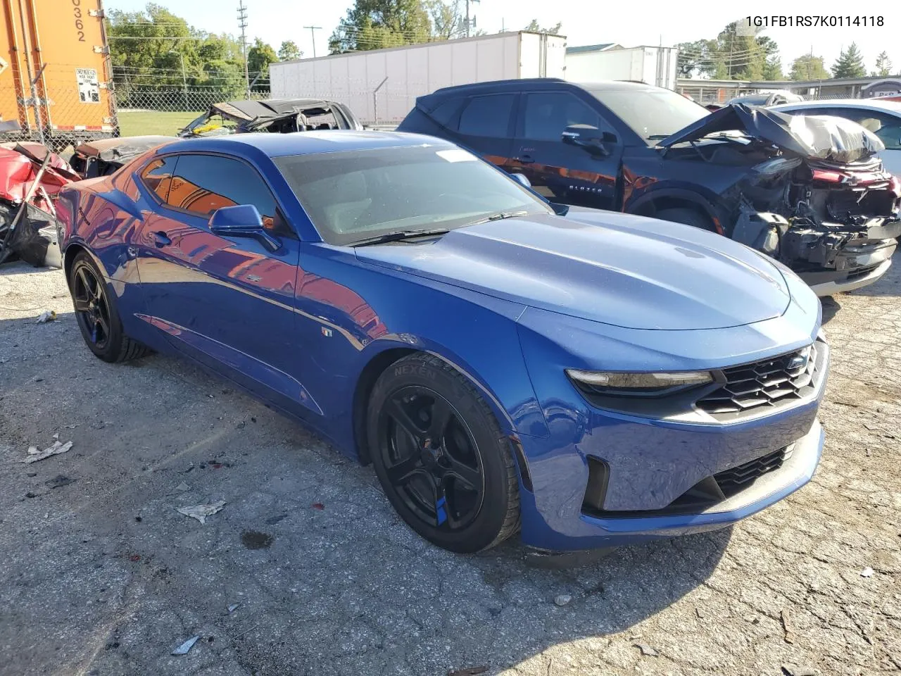 2019 Chevrolet Camaro Ls VIN: 1G1FB1RS7K0114118 Lot: 73102694