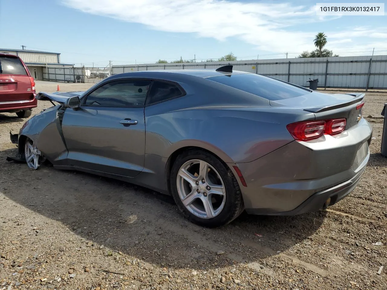 2019 Chevrolet Camaro Ls VIN: 1G1FB1RX3K0132417 Lot: 73121904