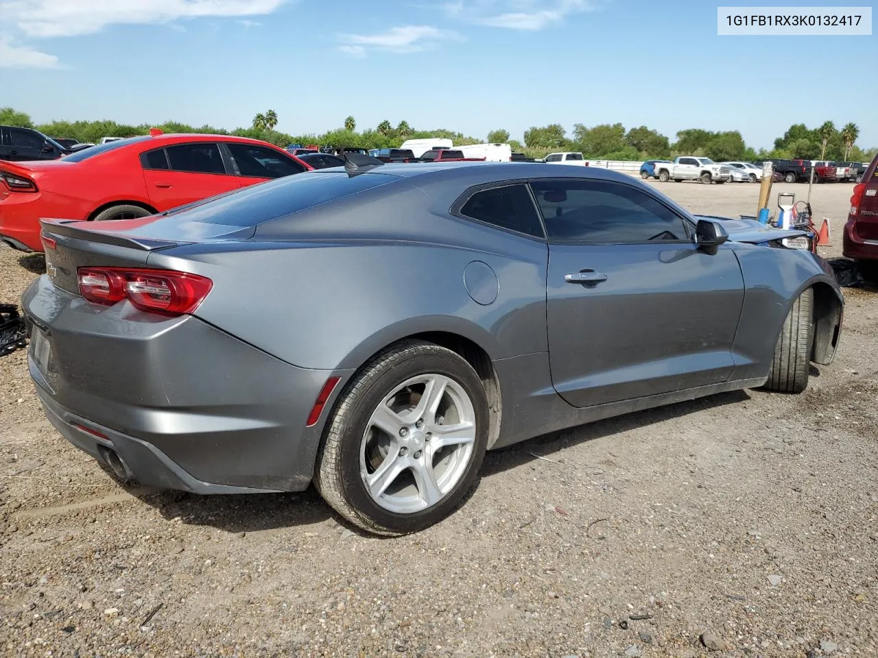 2019 Chevrolet Camaro Ls VIN: 1G1FB1RX3K0132417 Lot: 73121904