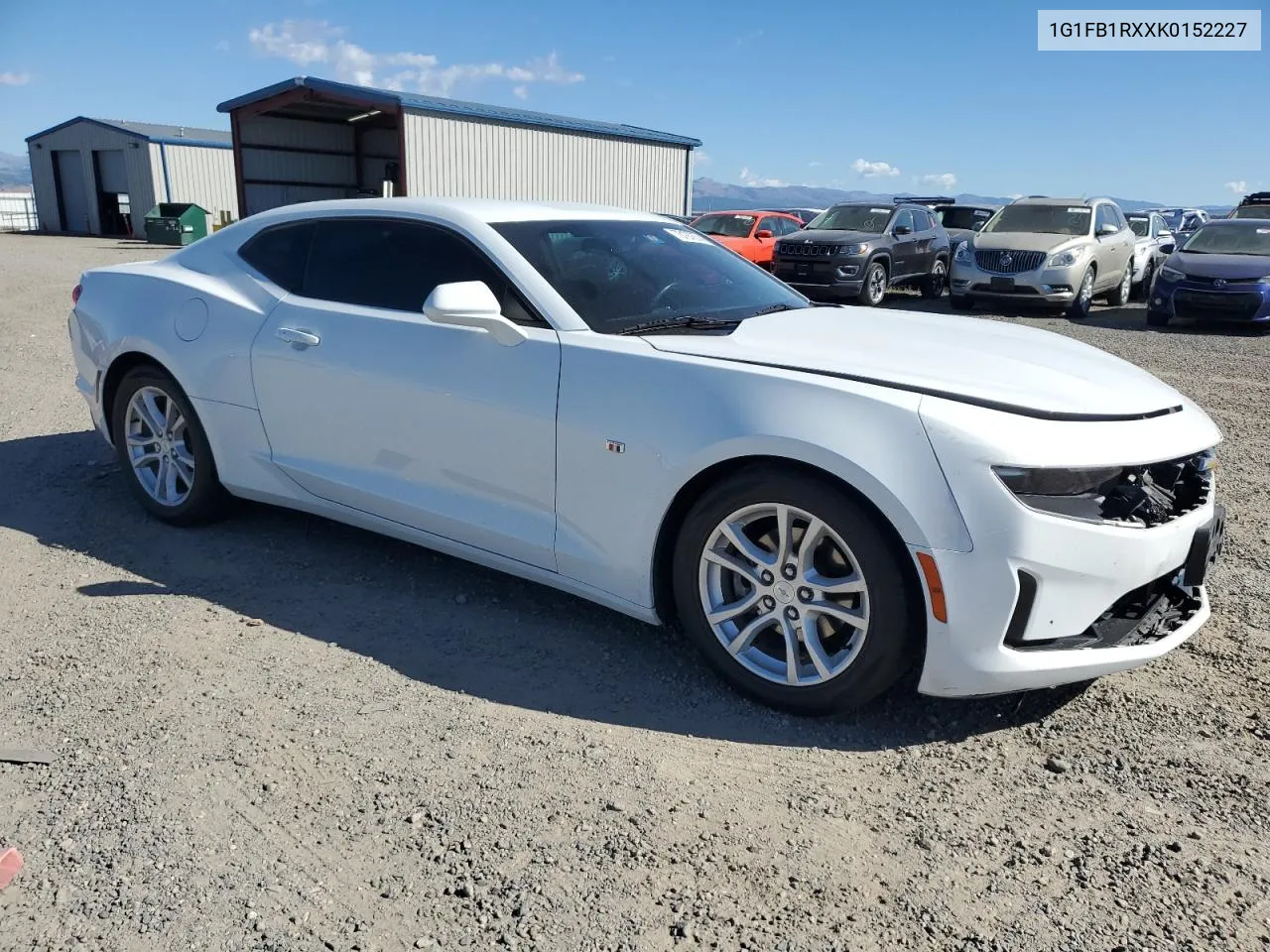 2019 Chevrolet Camaro Ls VIN: 1G1FB1RXXK0152227 Lot: 73197874