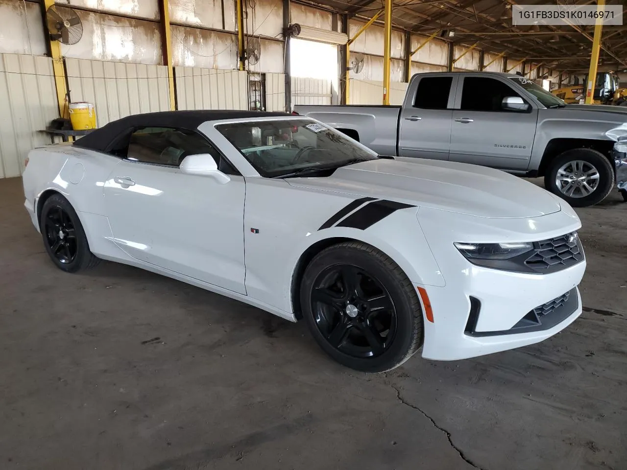 2019 Chevrolet Camaro Ls VIN: 1G1FB3DS1K0146971 Lot: 73325814