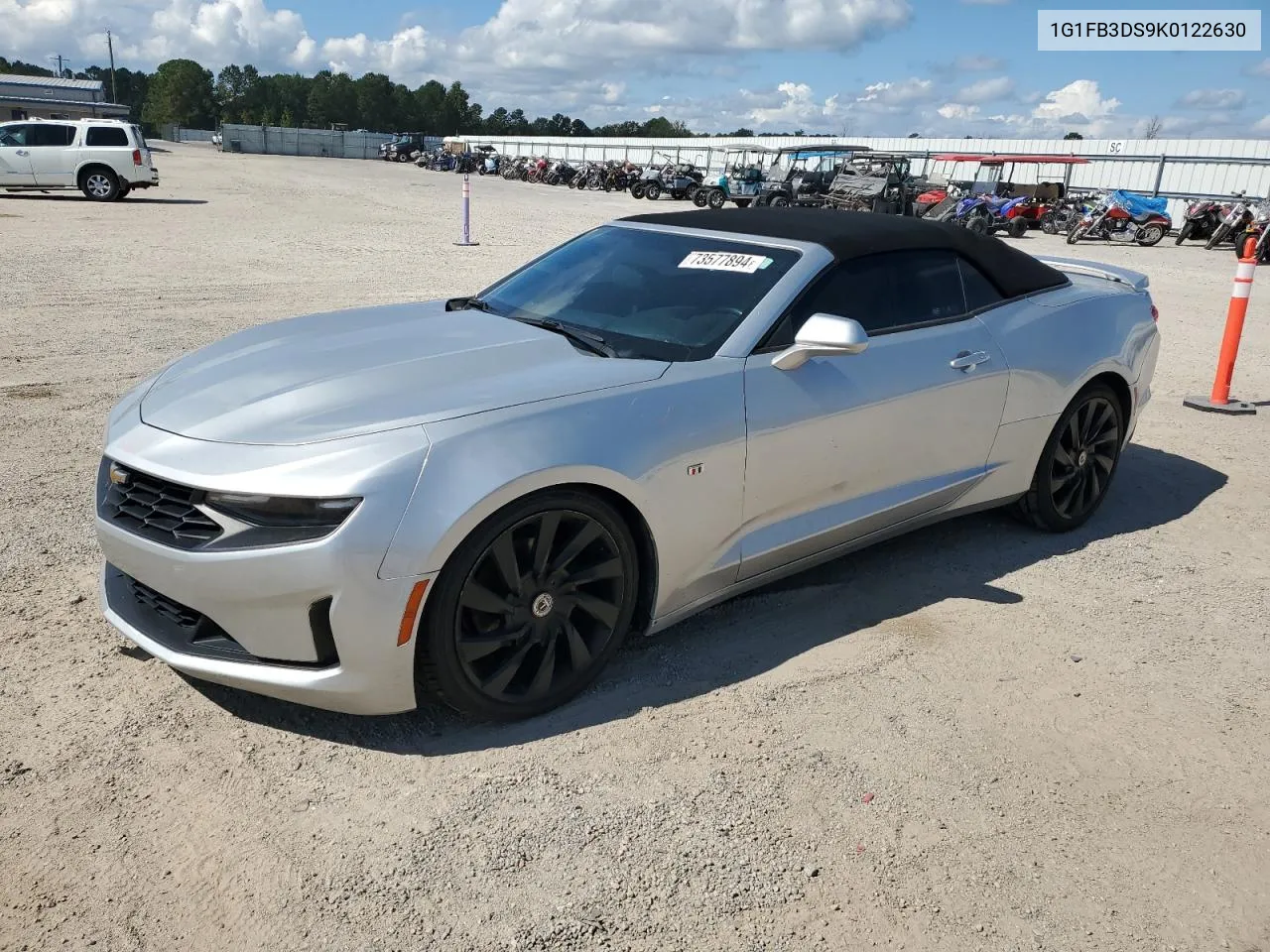 2019 Chevrolet Camaro Ls VIN: 1G1FB3DS9K0122630 Lot: 73577894