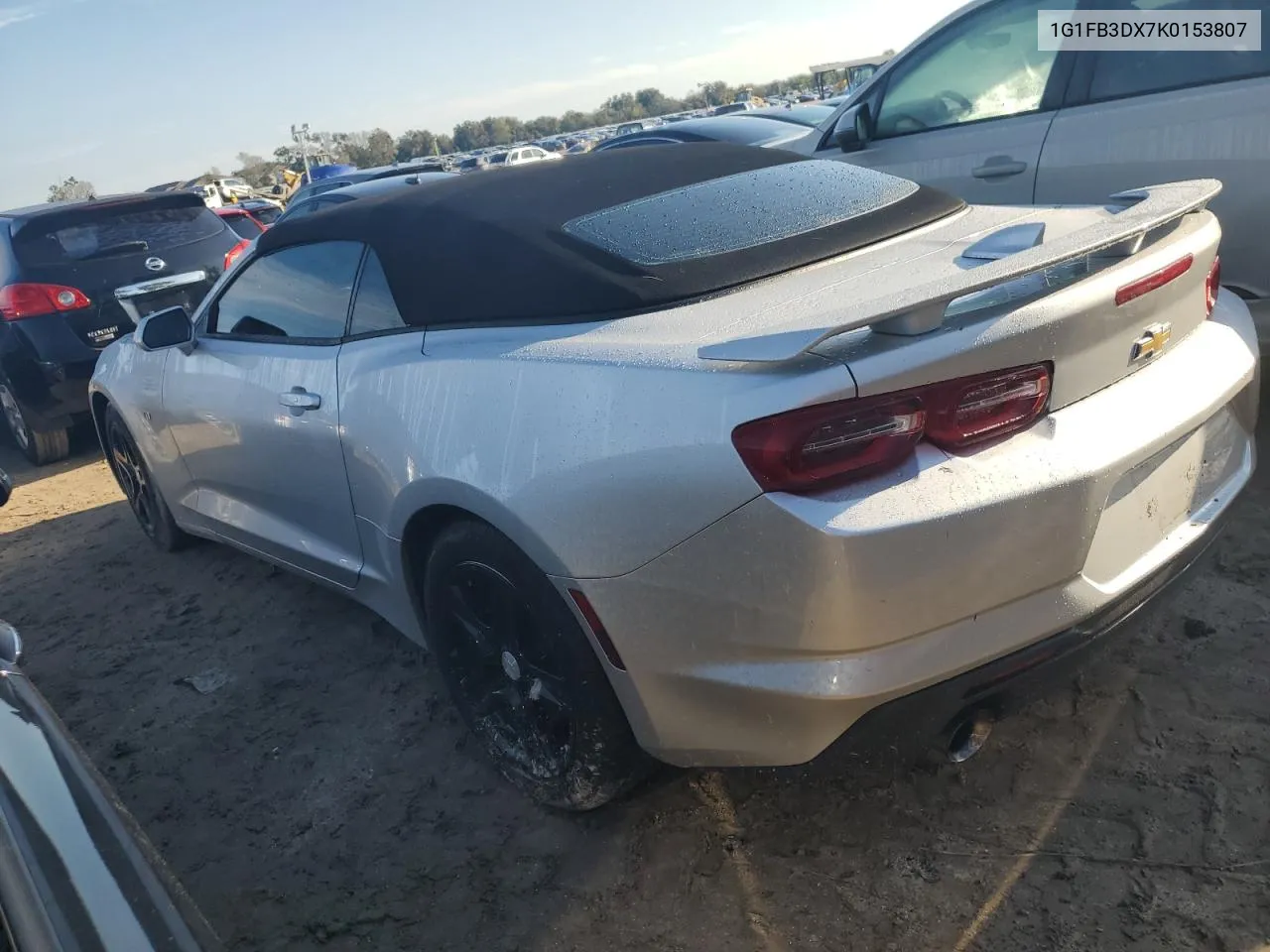 2019 Chevrolet Camaro Ls VIN: 1G1FB3DX7K0153807 Lot: 73764644