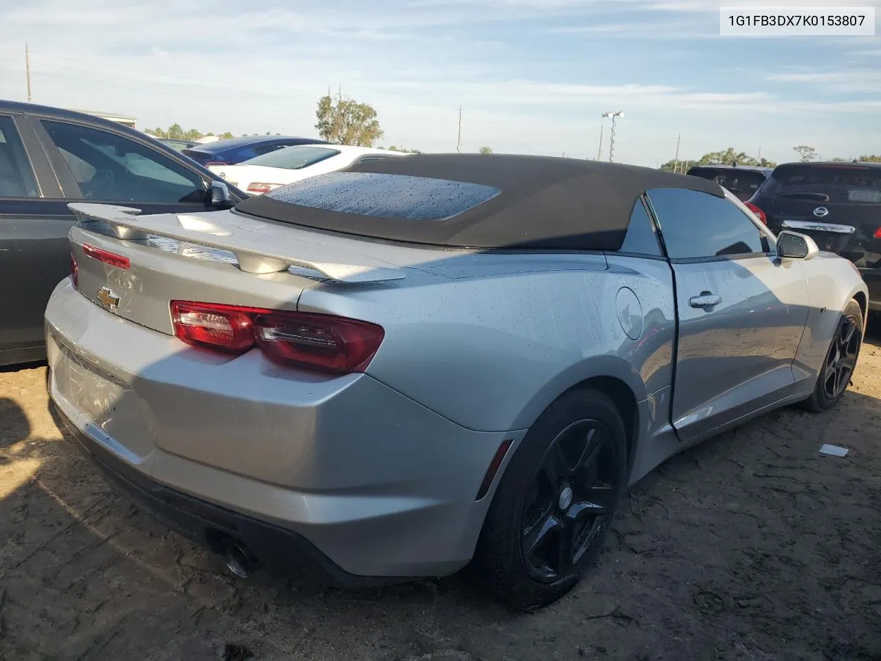 2019 Chevrolet Camaro Ls VIN: 1G1FB3DX7K0153807 Lot: 73764644