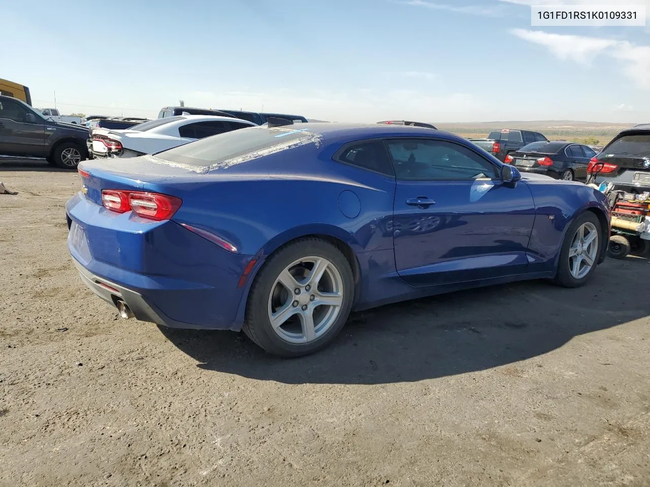 2019 Chevrolet Camaro Lt VIN: 1G1FD1RS1K0109331 Lot: 73829954