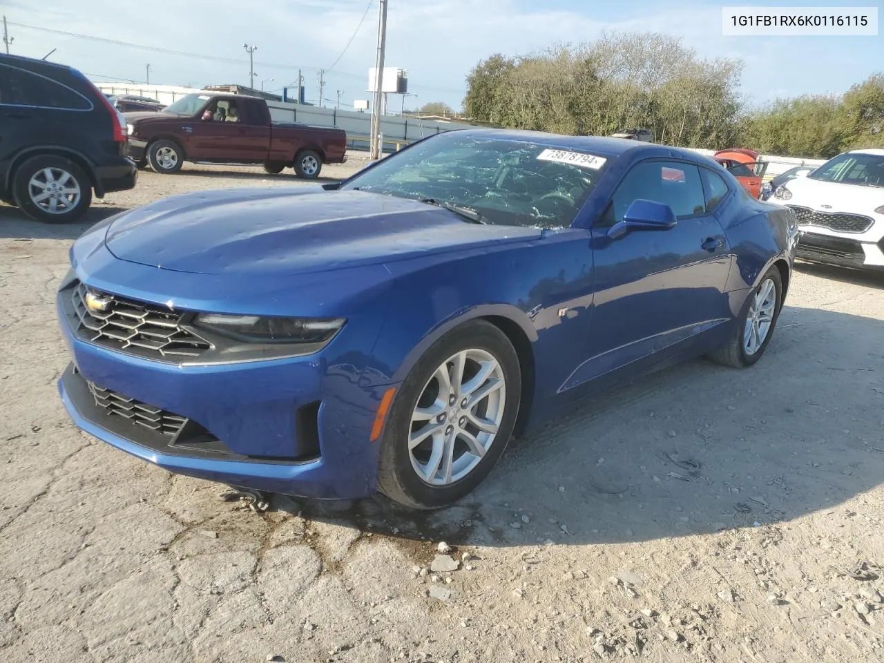 2019 Chevrolet Camaro Ls VIN: 1G1FB1RX6K0116115 Lot: 73878794