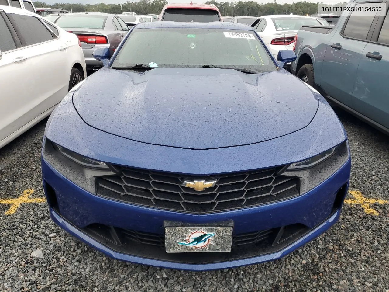 2019 Chevrolet Camaro Ls VIN: 1G1FB1RX5K0154550 Lot: 73952704