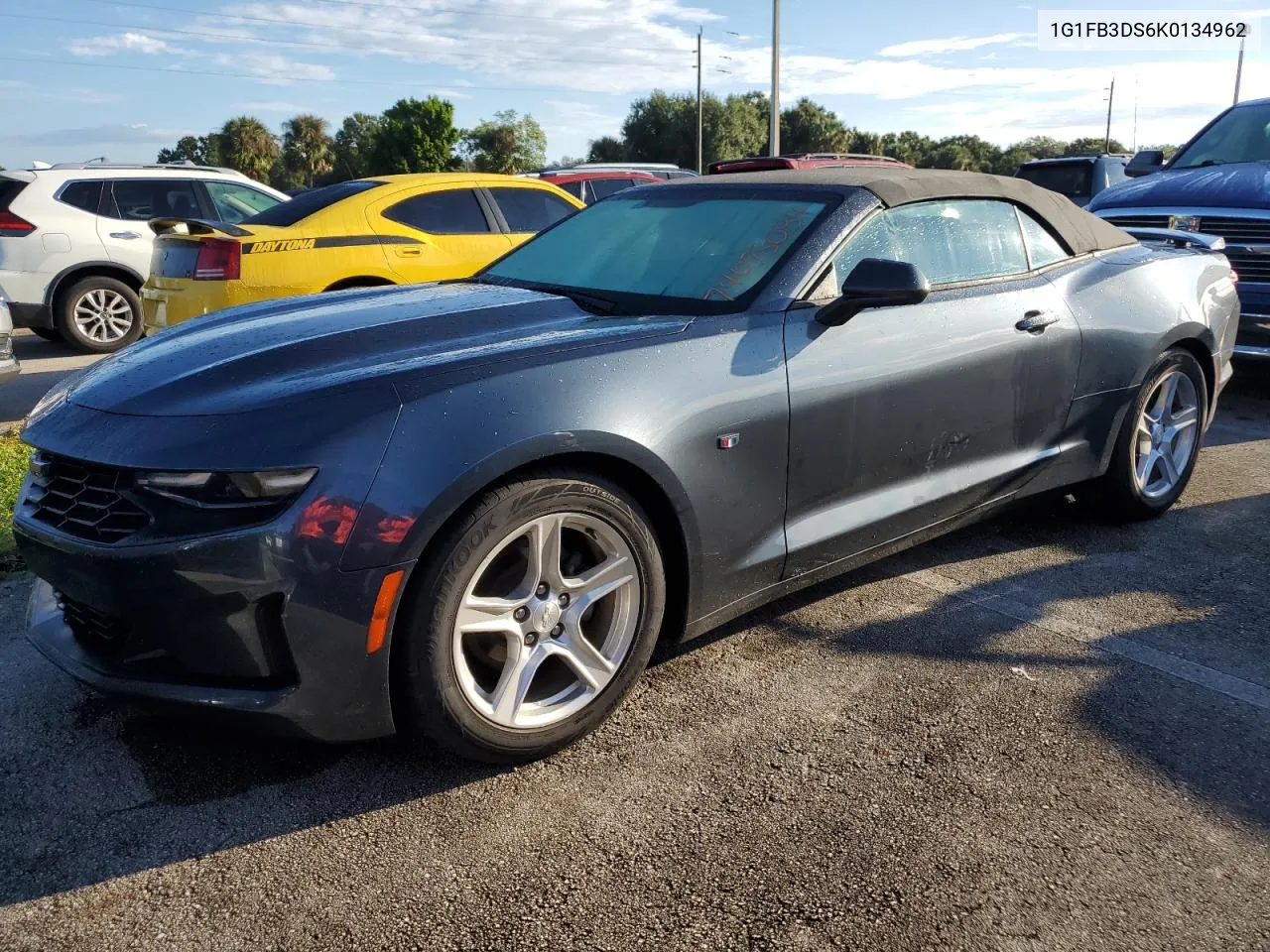 2019 Chevrolet Camaro Ls VIN: 1G1FB3DS6K0134962 Lot: 74073084