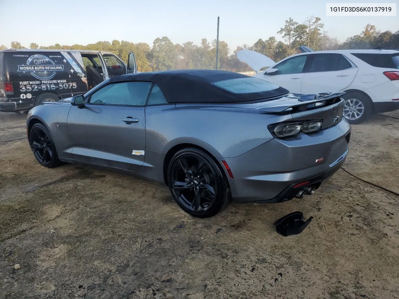 2019 Chevrolet Camaro Lt VIN: 1G1FD3DS6K0137919 Lot: 74108424