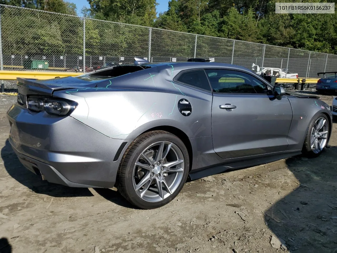 2019 Chevrolet Camaro Ls VIN: 1G1FB1RS5K0156237 Lot: 74108474