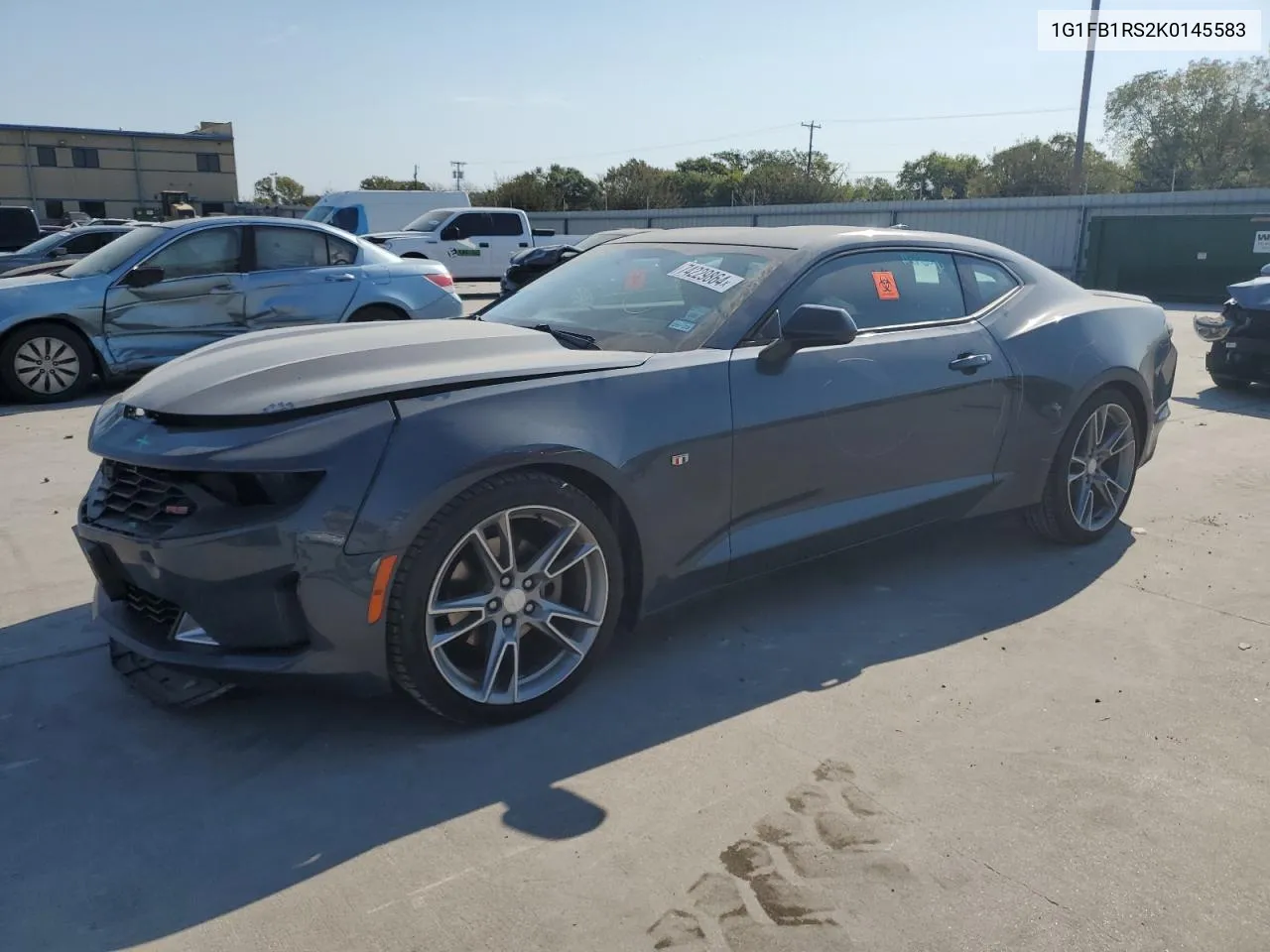 2019 Chevrolet Camaro Ls VIN: 1G1FB1RS2K0145583 Lot: 74229864