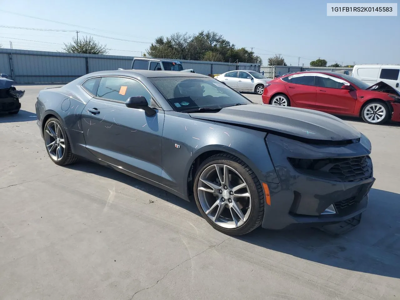 2019 Chevrolet Camaro Ls VIN: 1G1FB1RS2K0145583 Lot: 74229864