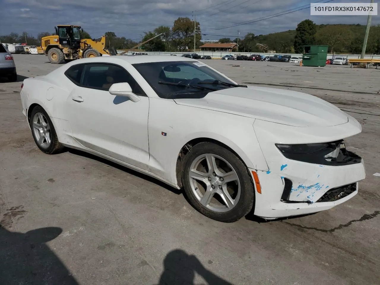 2019 Chevrolet Camaro Lt VIN: 1G1FD1RX3K0147672 Lot: 74310974