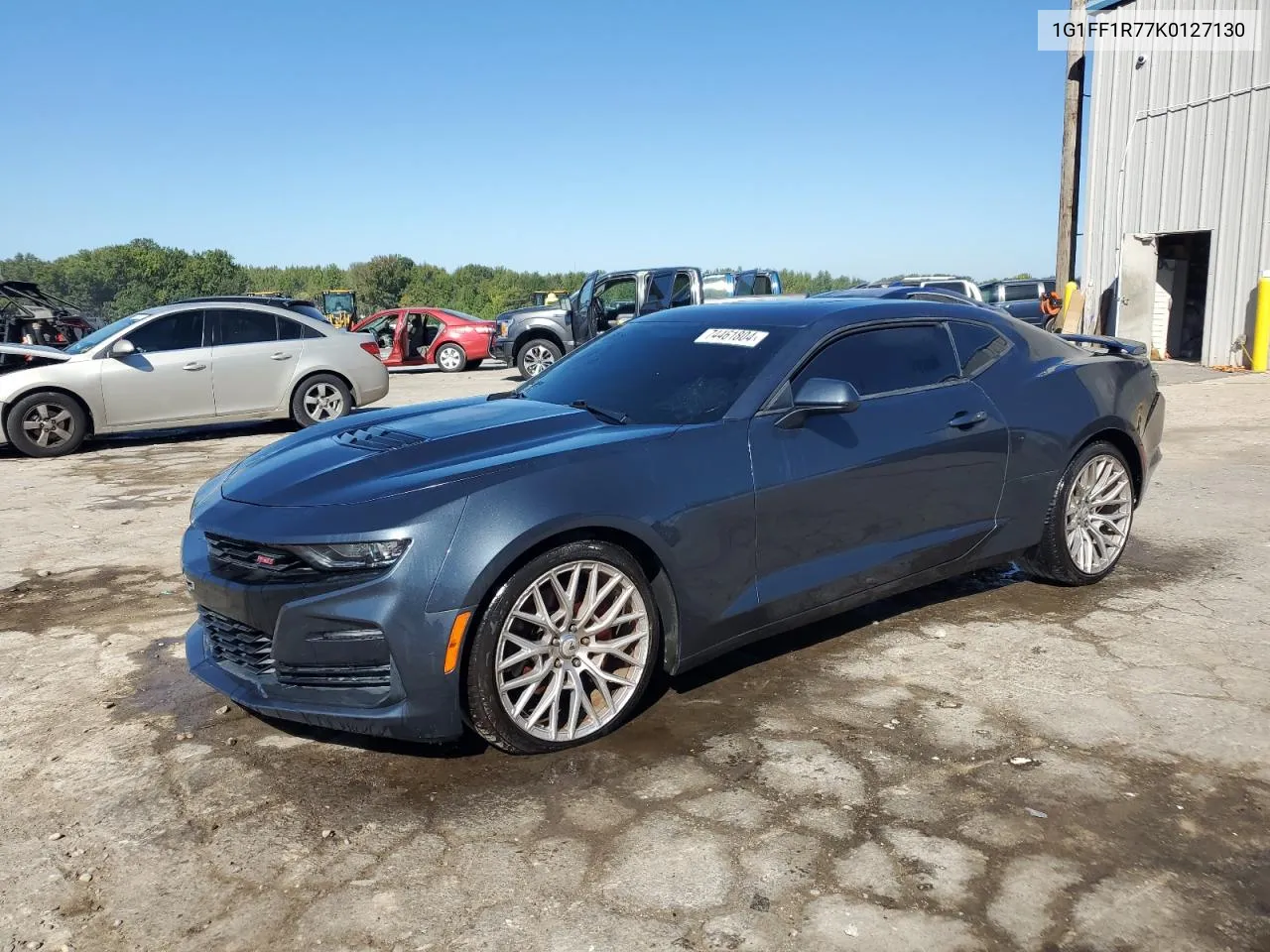 2019 Chevrolet Camaro Ss VIN: 1G1FF1R77K0127130 Lot: 74461804