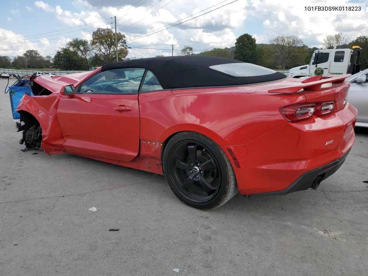 2019 Chevrolet Camaro Ls VIN: 1G1FB3DS9K0118223 Lot: 74596744