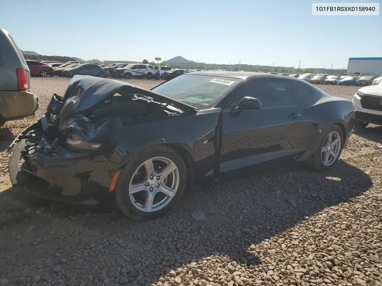 2019 Chevrolet Camaro Ls VIN: 1G1FB1RSXK0158940 Lot: 74857854