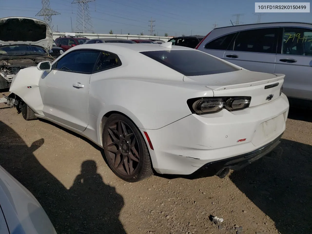 2019 Chevrolet Camaro Lt VIN: 1G1FD1RS2K0150499 Lot: 74958334