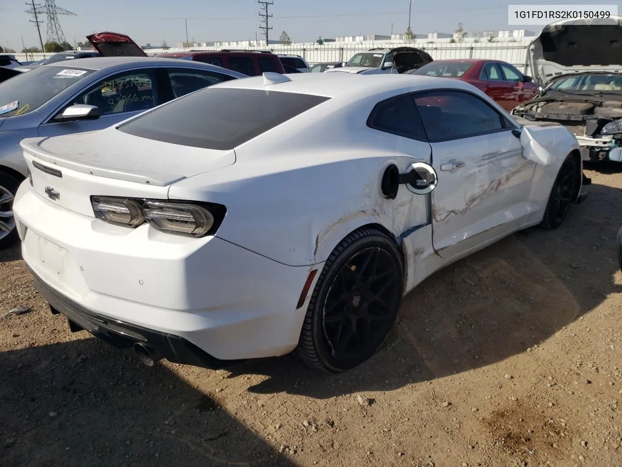 2019 Chevrolet Camaro Lt VIN: 1G1FD1RS2K0150499 Lot: 74958334