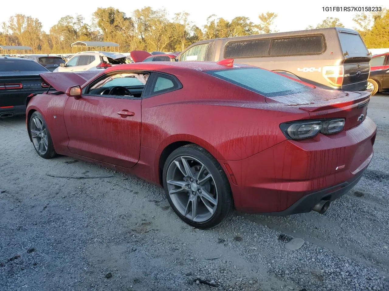 2019 Chevrolet Camaro Ls VIN: 1G1FB1RS7K0158233 Lot: 75285454