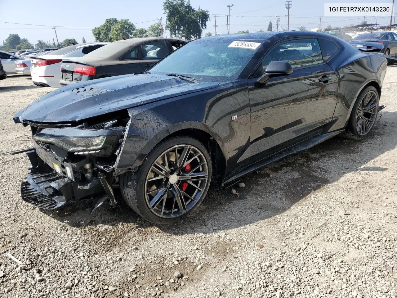 2019 Chevrolet Camaro Ss VIN: 1G1FE1R7XK0143230 Lot: 75286584