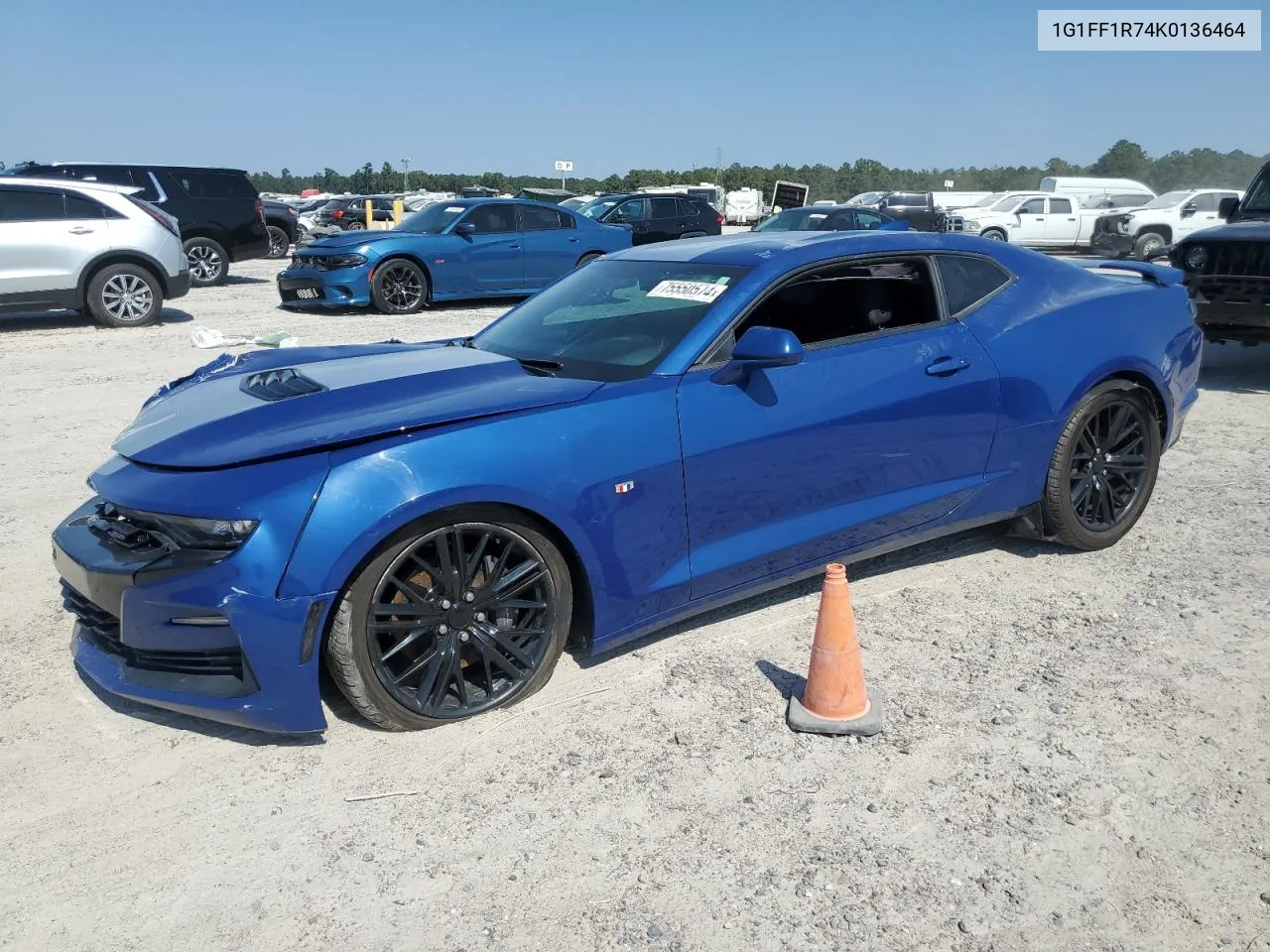 2019 Chevrolet Camaro Ss VIN: 1G1FF1R74K0136464 Lot: 75550574