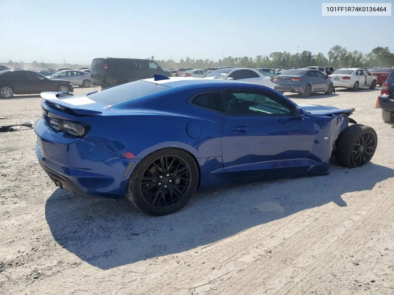 2019 Chevrolet Camaro Ss VIN: 1G1FF1R74K0136464 Lot: 75550574