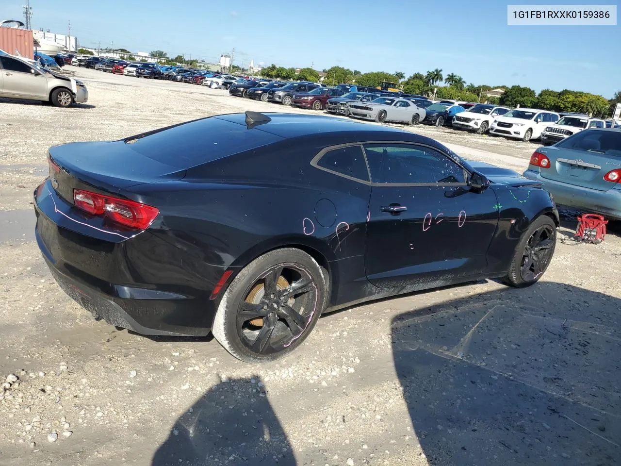 2019 Chevrolet Camaro Ls VIN: 1G1FB1RXXK0159386 Lot: 75731604