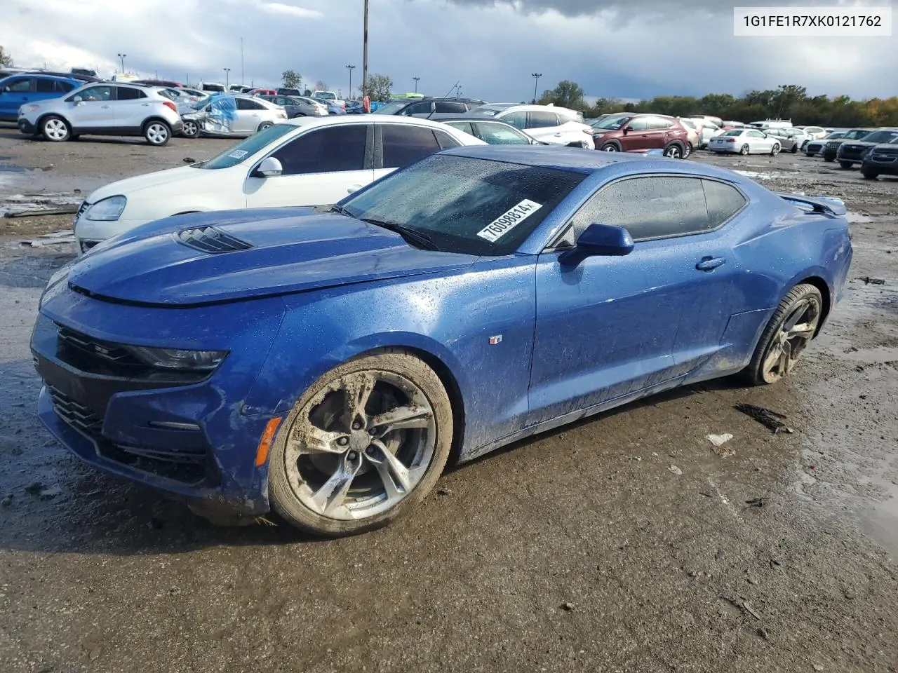 2019 Chevrolet Camaro Ss VIN: 1G1FE1R7XK0121762 Lot: 76098814