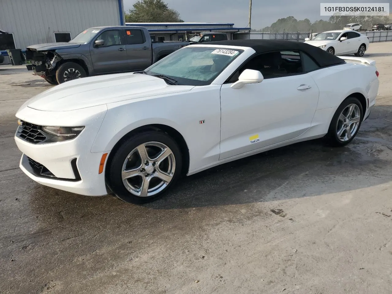 2019 Chevrolet Camaro Ls VIN: 1G1FB3DS5K0124181 Lot: 76143284