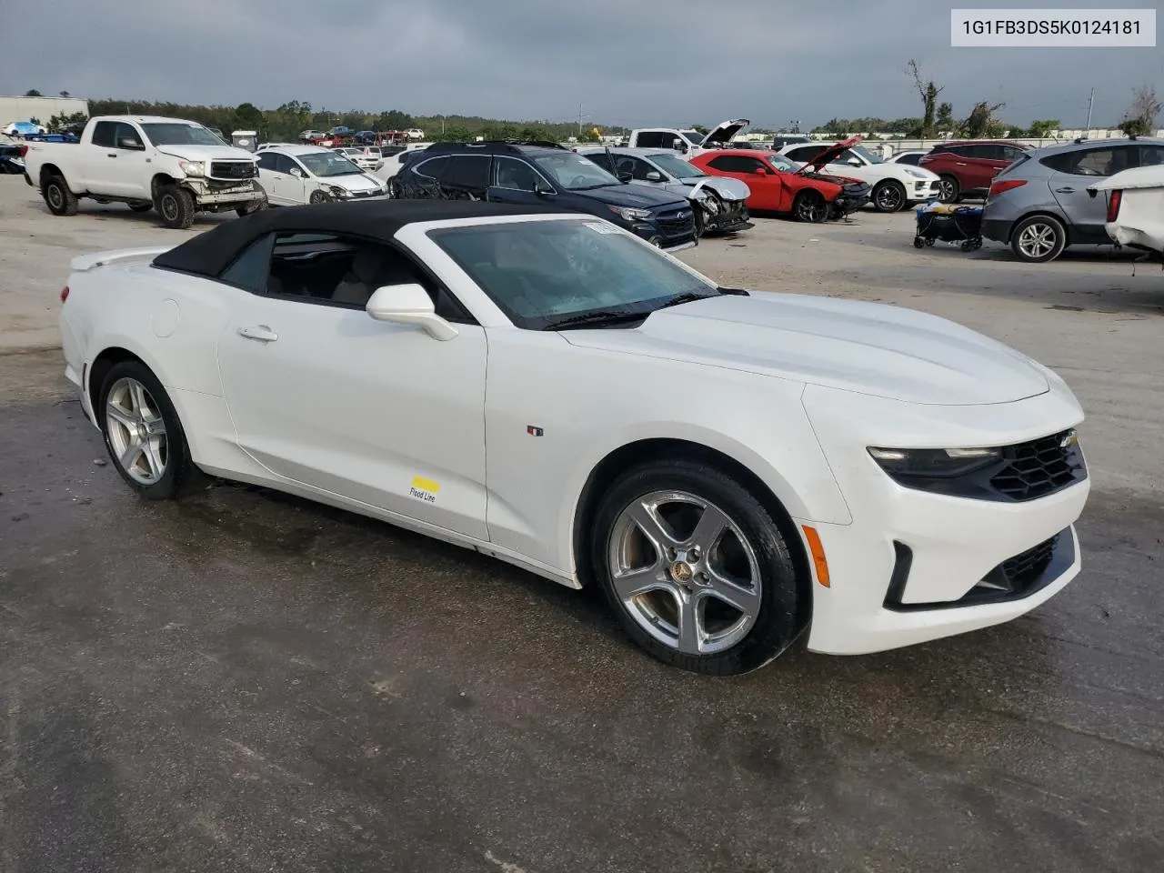 2019 Chevrolet Camaro Ls VIN: 1G1FB3DS5K0124181 Lot: 76143284