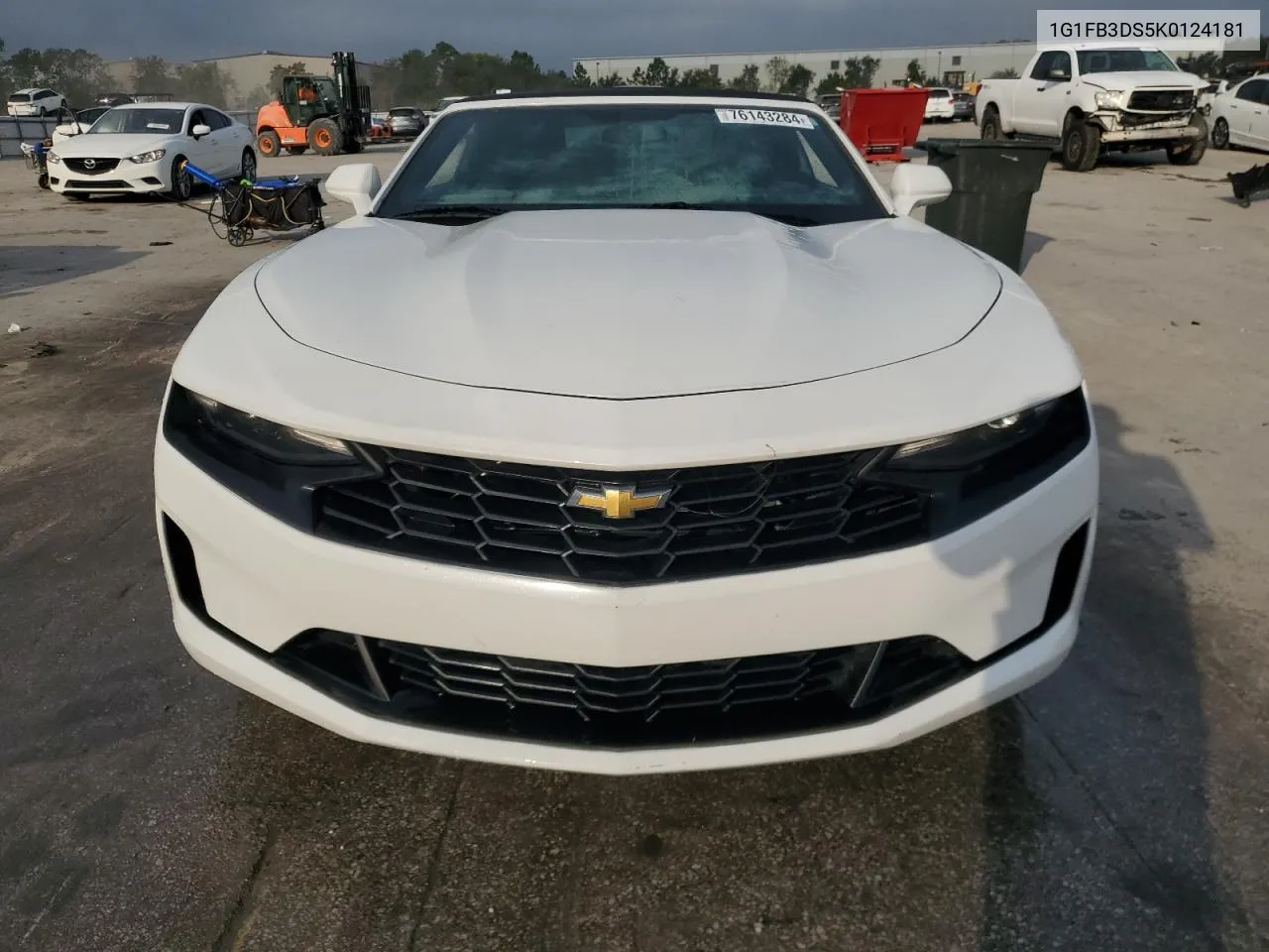 2019 Chevrolet Camaro Ls VIN: 1G1FB3DS5K0124181 Lot: 76143284