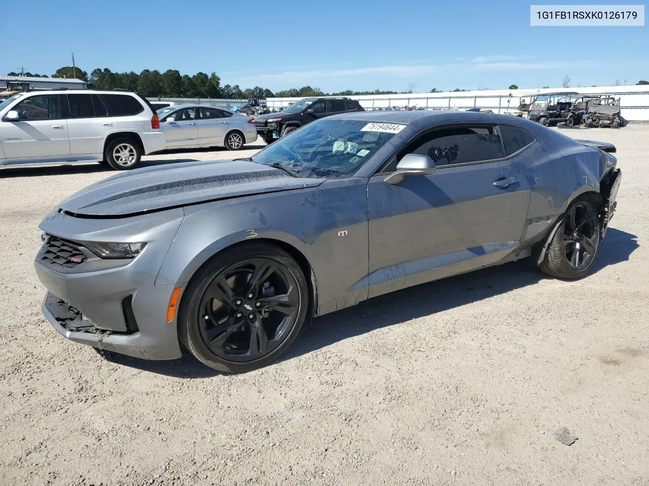 2019 Chevrolet Camaro Ls VIN: 1G1FB1RSXK0126179 Lot: 76194644