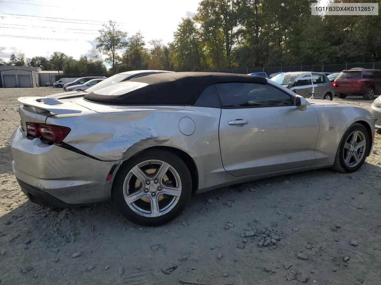 2019 Chevrolet Camaro Ls VIN: 1G1FB3DX4K0112857 Lot: 76253744