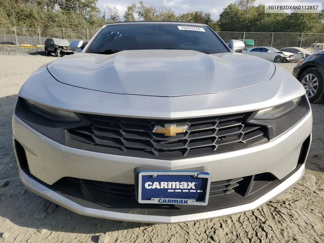 2019 Chevrolet Camaro Ls VIN: 1G1FB3DX4K0112857 Lot: 76253744