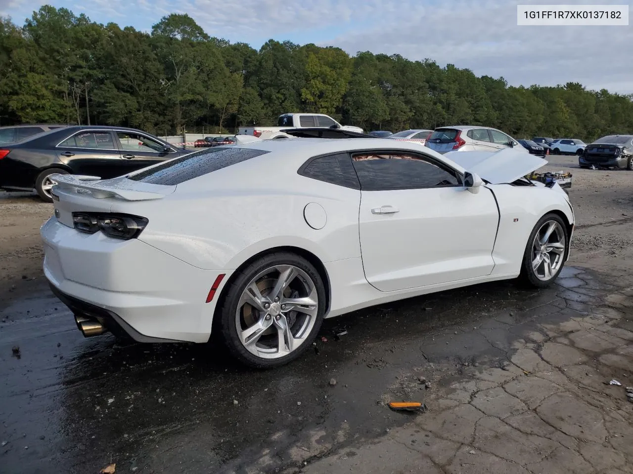 2019 Chevrolet Camaro Ss VIN: 1G1FF1R7XK0137182 Lot: 76299894