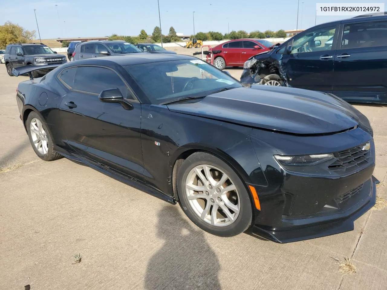 2019 Chevrolet Camaro Ls VIN: 1G1FB1RX2K0124972 Lot: 76382424