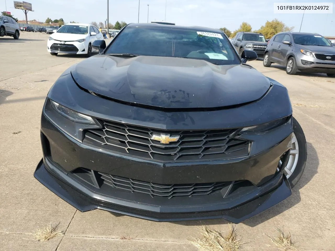 2019 Chevrolet Camaro Ls VIN: 1G1FB1RX2K0124972 Lot: 76382424