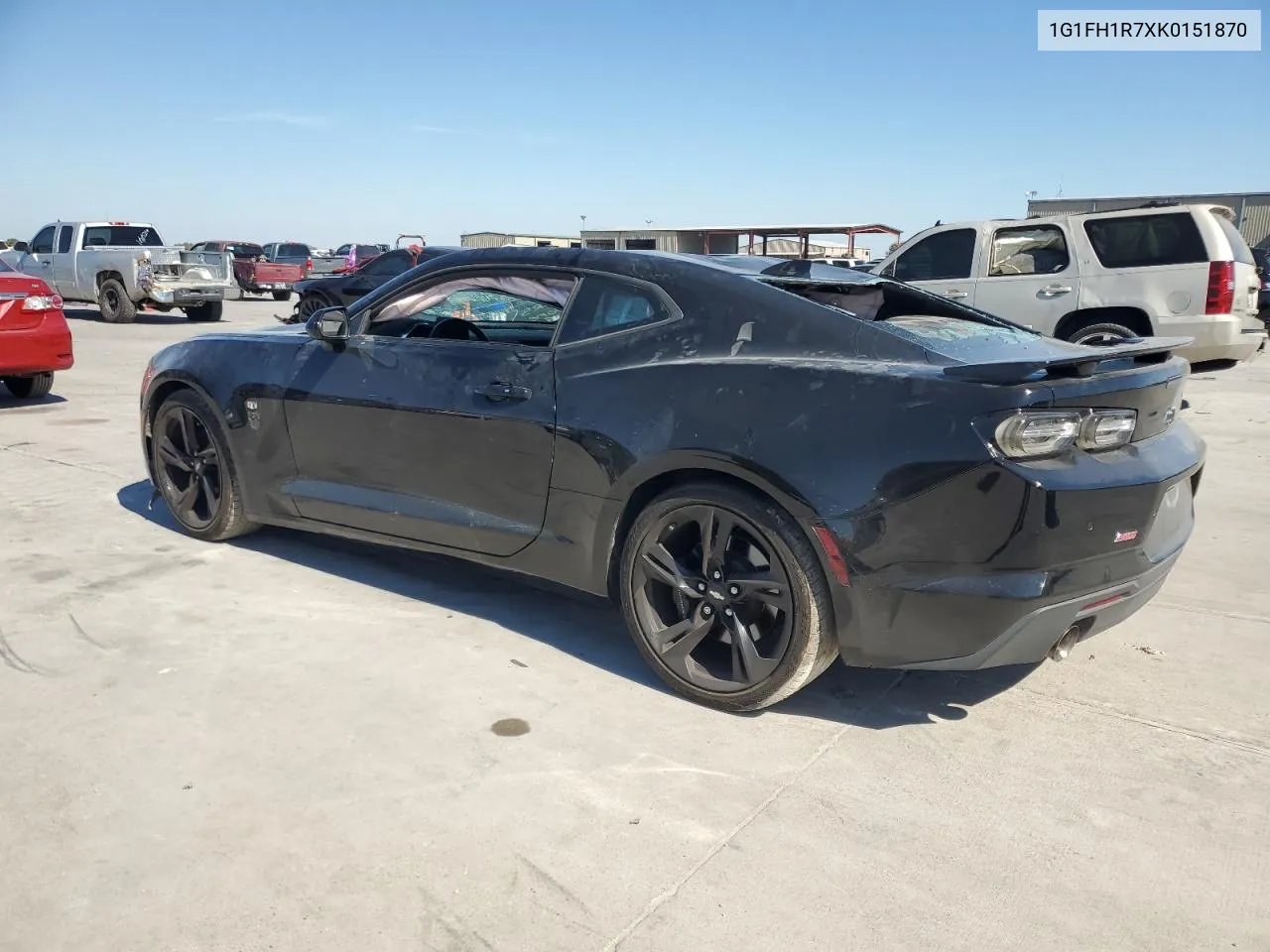 2019 Chevrolet Camaro Ss VIN: 1G1FH1R7XK0151870 Lot: 76890594