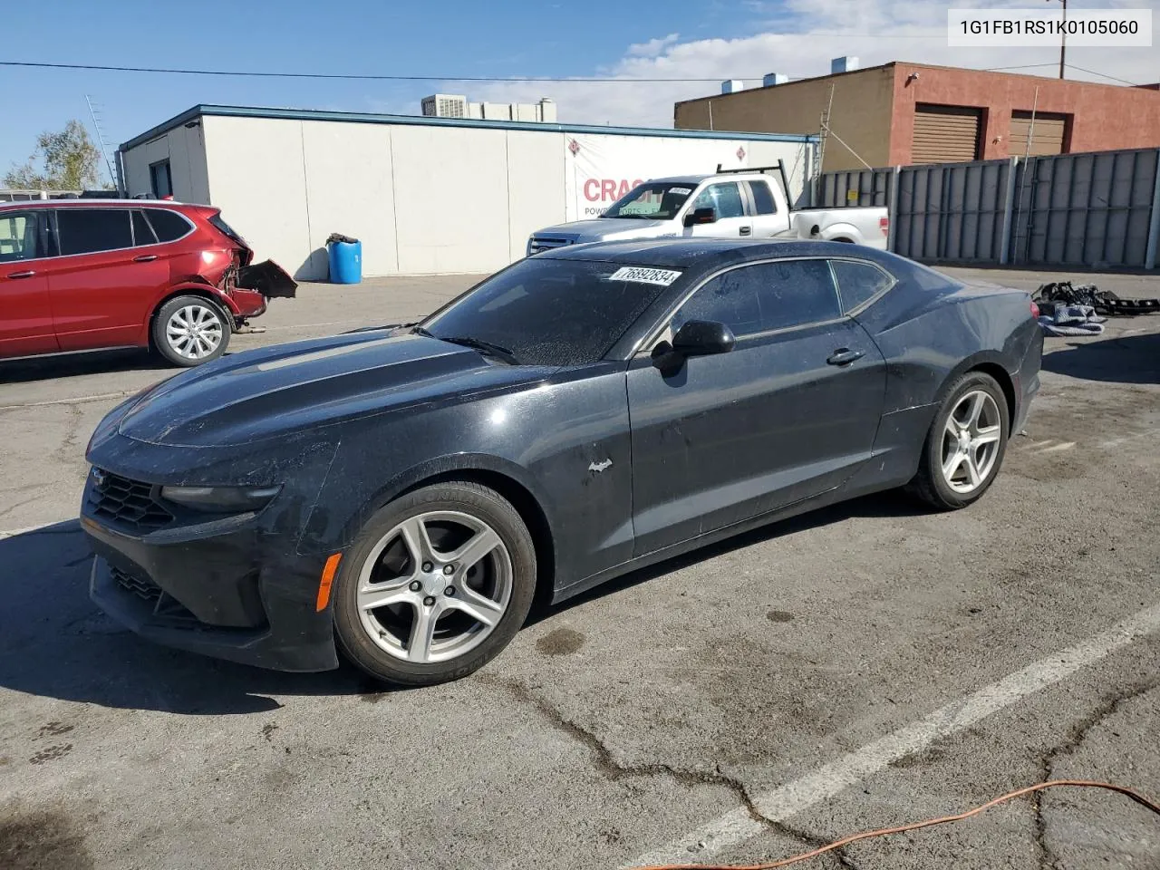 2019 Chevrolet Camaro Ls VIN: 1G1FB1RS1K0105060 Lot: 76892834